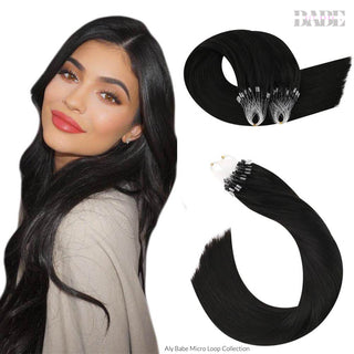 Aly Babe Micro Loop Human Hair Extensions image 17