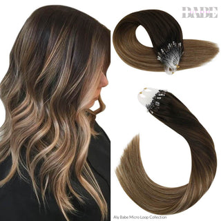 Aly Babe Micro Loop Human Hair Extensions image 11