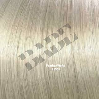 Feather Weft Hair Extensions – Lightweight – #60 Bright Blonde (100 Grams)