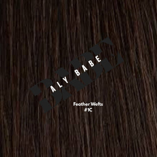 Feather Weft Hair Extensions – Lightweight Volume – #1001