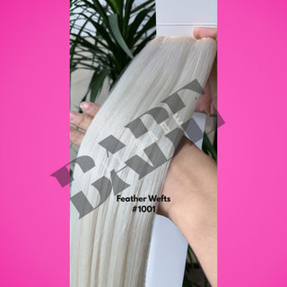 Feather Weft Hair Extensions – Lightweight Volume – #1001